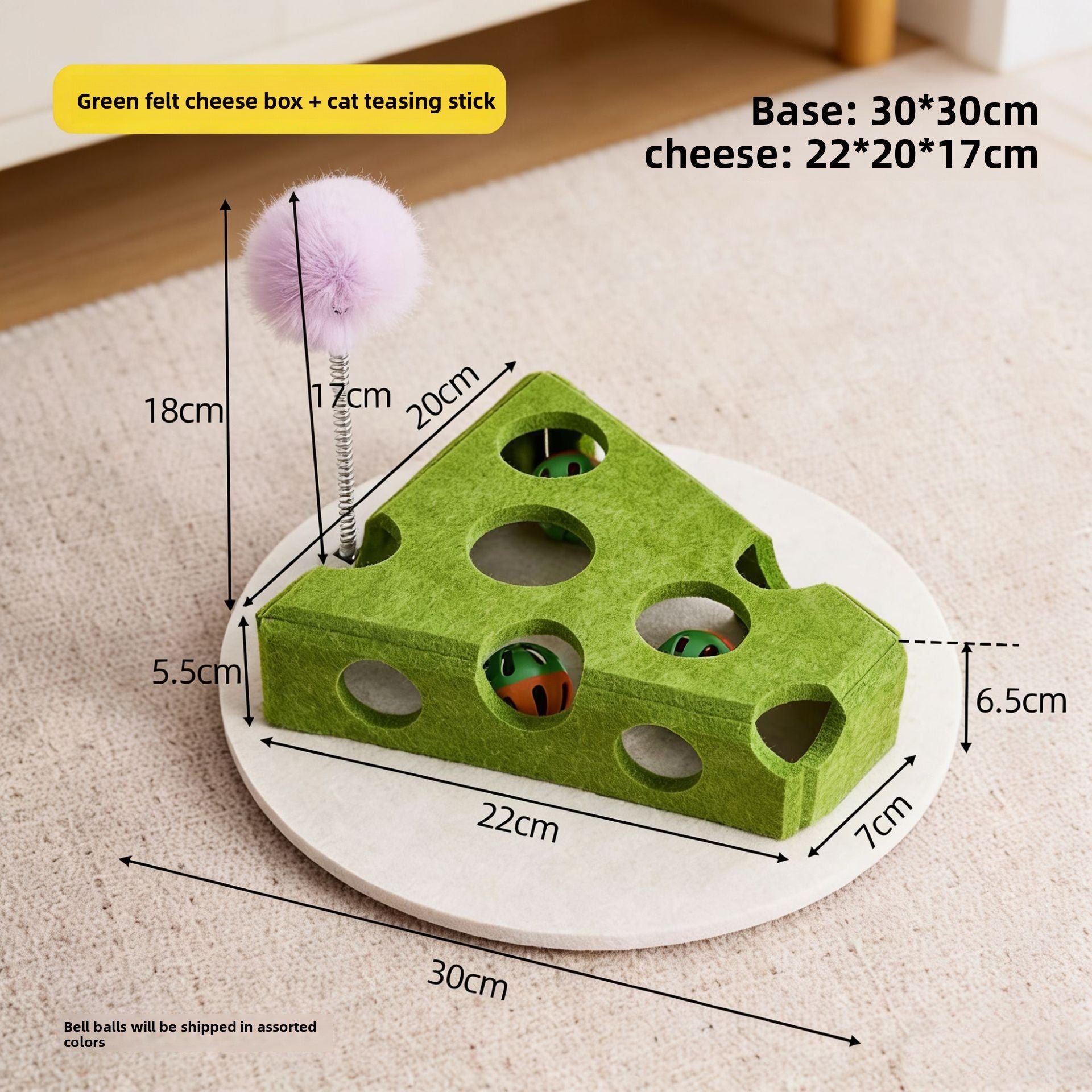 Interactive Cat Maze Toy with Bell Ball – Puzzle Box for Mental Stimulation & Self-Play