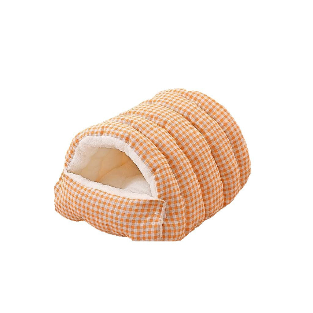 Cozy Honeycomb Cat Cave Bed 🐾
