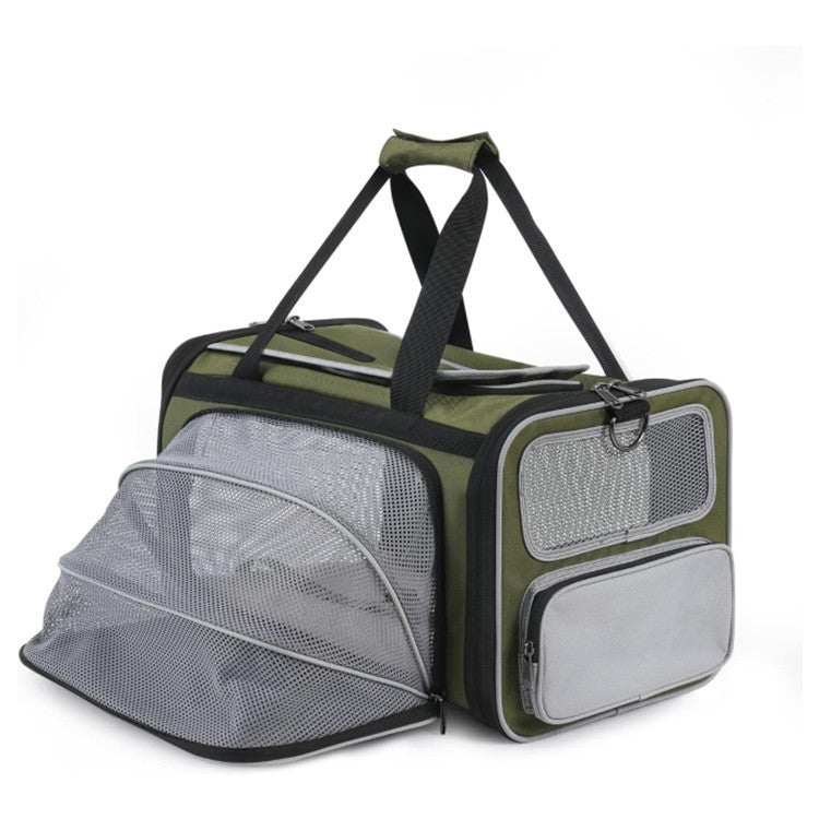 Foldable Pet Travel Backpack with Breathable Mesh