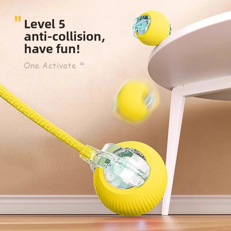 Smart Interactive Dog Ball - Self-Rolling Toy ⚽