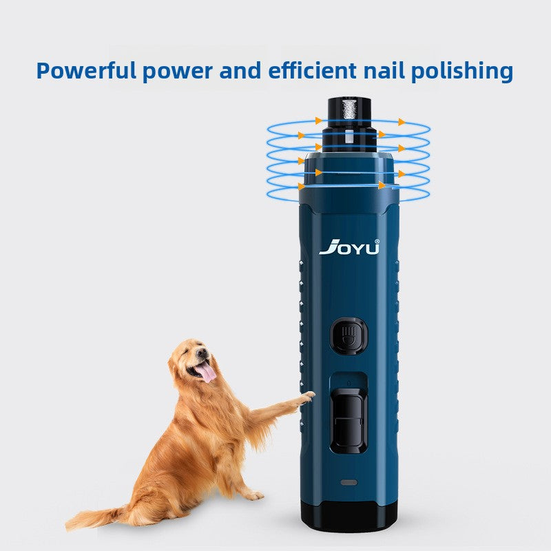 Electric Pet Nail Grinder with LED Light – Quiet, Safe & Rechargeable for Dogs & Cats