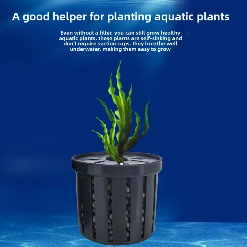 Hydroponic Aquarium Plant Basket – Soilless Planting Cup for Aquatic Plants & Fish Tanks
