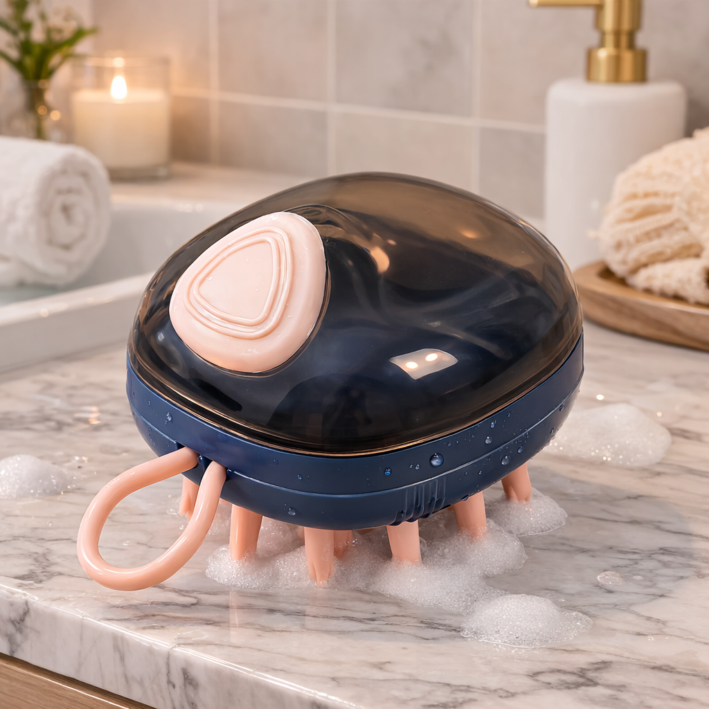 2-in-1 Pet Grooming Bath Brush