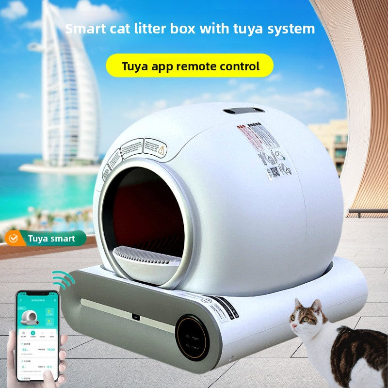 Smart AI Automatic Self-Cleaning Cat Litter Box – App-Controlled, Large Capacity, Ultra-Quiet