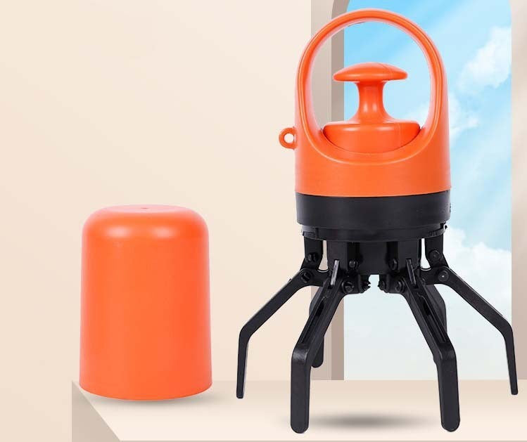 Portable Pet Waste Picker with Bags – 6-Claw Pooper Scooper for Dogs, Lightweight & Detachable