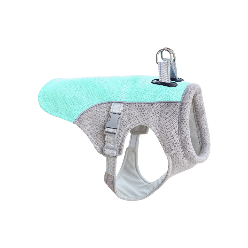 Summer Dog Cooling Vest – Breathable, Adjustable, Reflective Safety Vest for Hot Weather