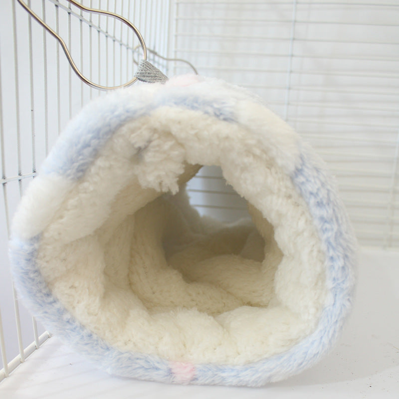 Cozy Pet Tunnel Sleeping Bag – 2-in-1 Play Tunnel & Warm Bed for Small Pets with Cooling Mat Option