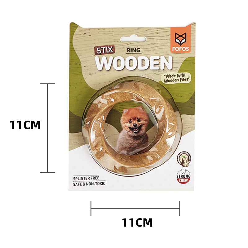 Natural Wood Dog Chew Toys – Dental Health, Bite Resistant, Safe & Durable for All Breeds