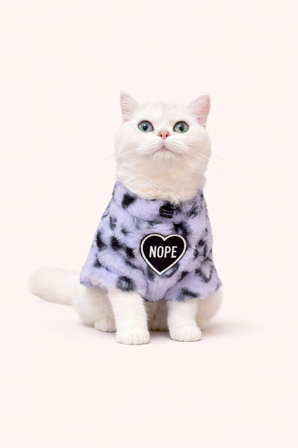 Leopard Print Fleece-Lined Pet Sweater - Warm & Stylish Cat & Dog Apparel