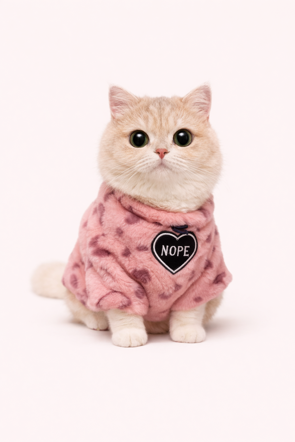 Leopard Print Fleece-Lined Pet Sweater - Warm & Stylish Cat & Dog Apparel