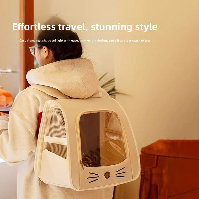 Large Capacity Multi-Function Pet Carrier Backpack