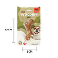 Natural Wood Dog Chew Toys – Dental Health, Bite Resistant, Safe & Durable for All Breeds