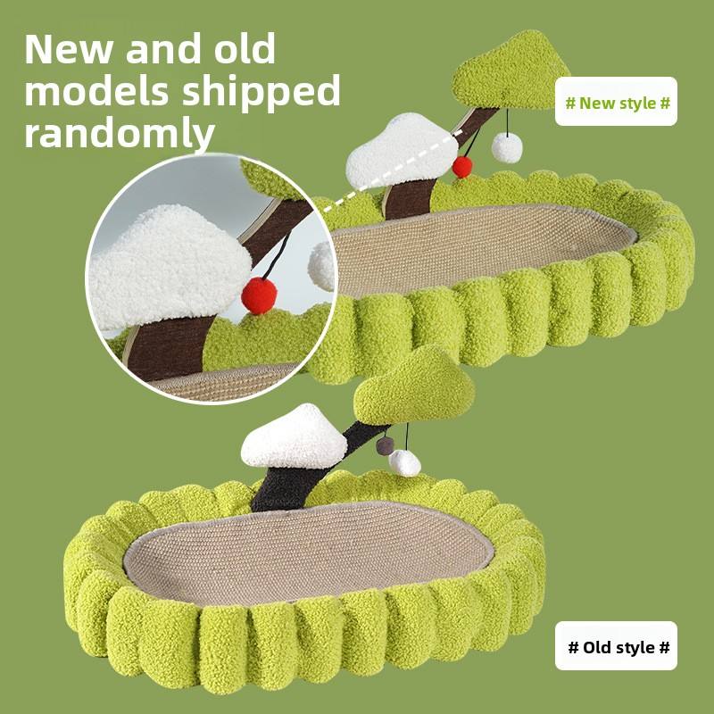 Eco-Friendly Sisal Cat Scratcher Pad – Corrugated Cardboard with Catnip