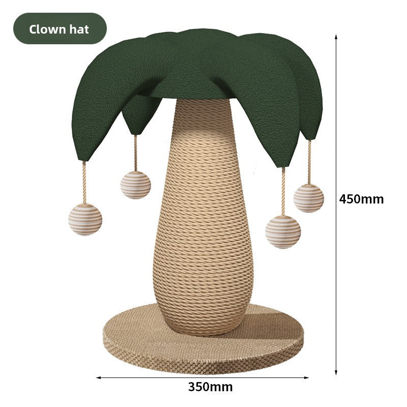 Durable Sisal Cat Scratching Post with Interactive Toys