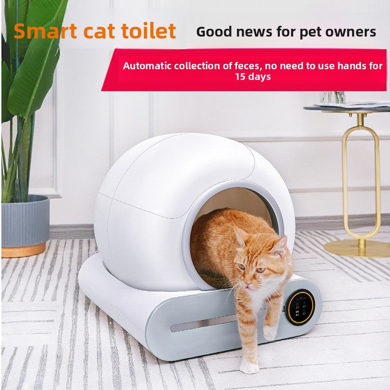 Smart AI Automatic Self-Cleaning Cat Litter Box – App-Controlled, Large Capacity, Ultra-Quiet