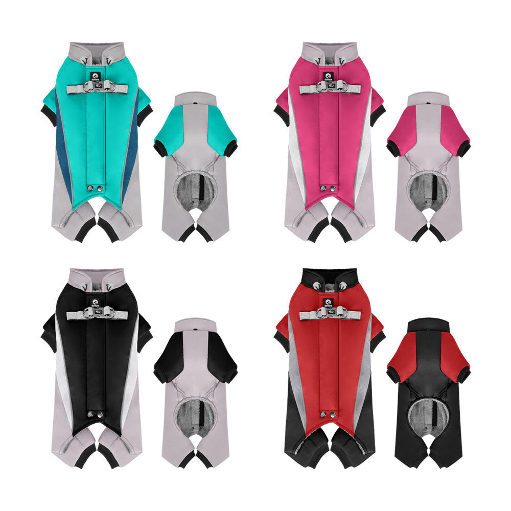 Winter Dog Coat with Full Body Coverage & Reflective Safety
