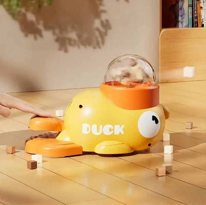 BUY 1 TAKE 1 SPECIAL! Automatic Pet Feeder with Cute Duck Design – Interactive Slow Feeding Bowl for Cats & Dogs
