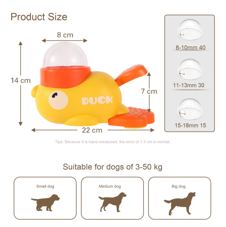 BUY 1 TAKE 1 SPECIAL! Automatic Pet Feeder with Cute Duck Design – Interactive Slow Feeding Bowl for Cats & Dogs