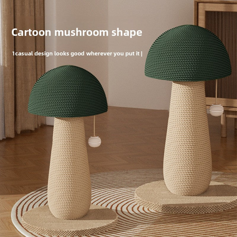 Durable Sisal Cat Scratching Post with Interactive Toys