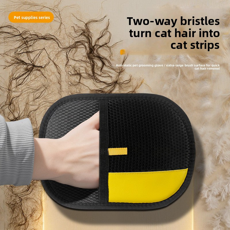 Electrostatic Pet Hair Removal Glove – Reusable Lint Remover for Furniture, Clothing & Carpets