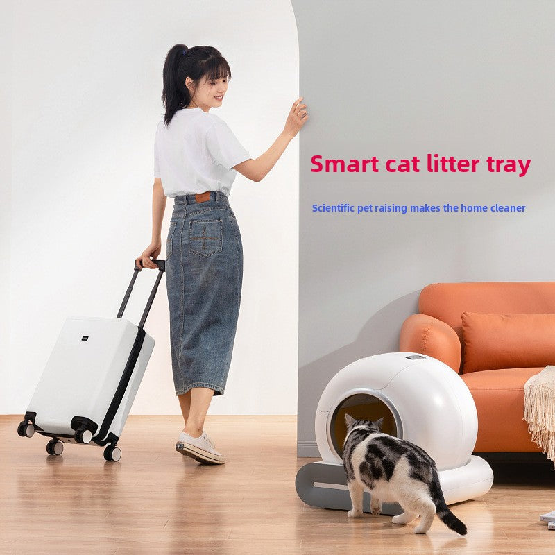 Smart AI Automatic Self-Cleaning Cat Litter Box – App-Controlled, Large Capacity, Ultra-Quiet